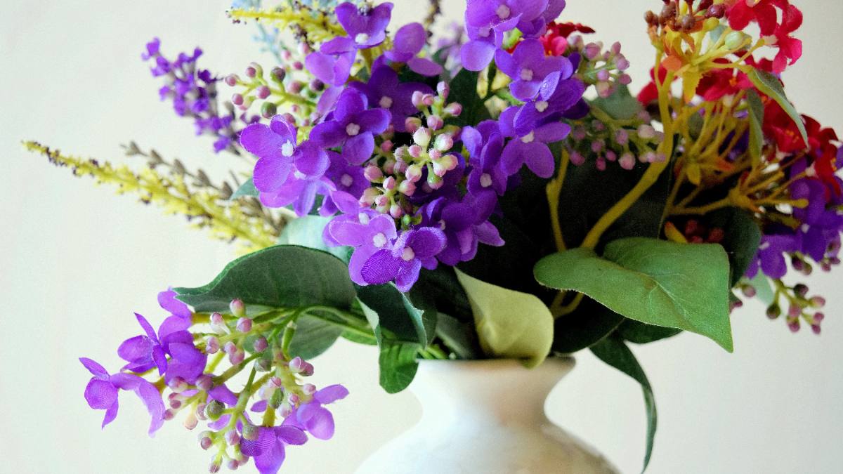 blumen im topf